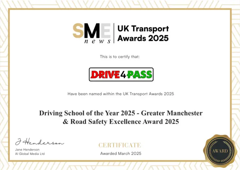 2025 Driving Tuition Awards for Drive 4 Pass Driving School
